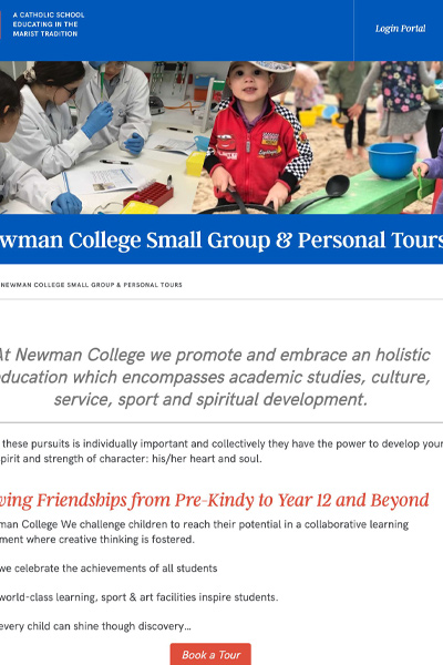 Newman College Website